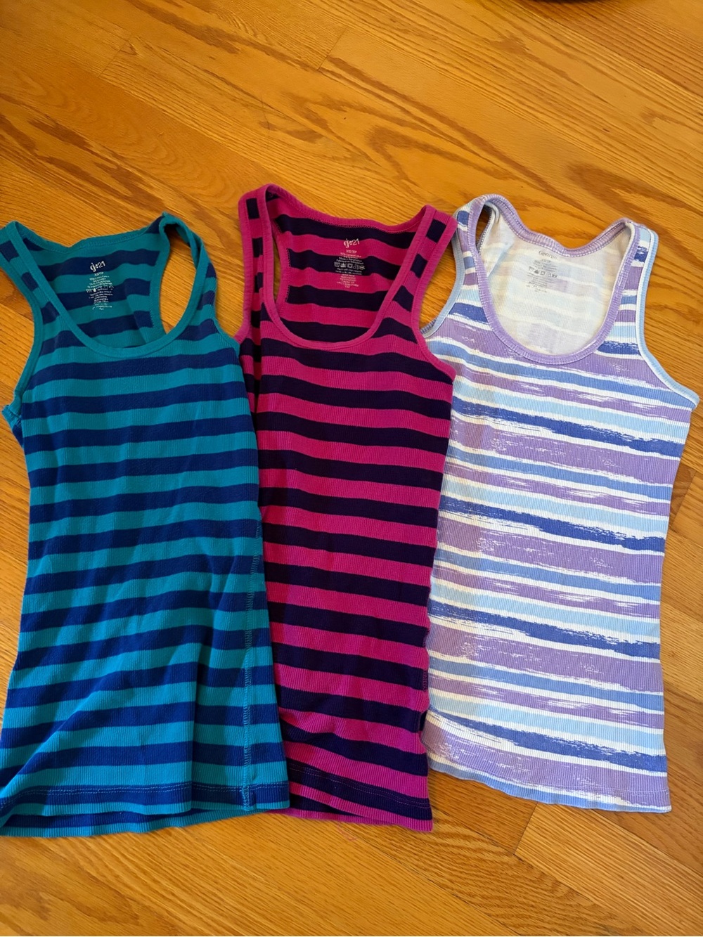 Women’s G:21 and George Striped Racerback Tank Tops size Extra Small